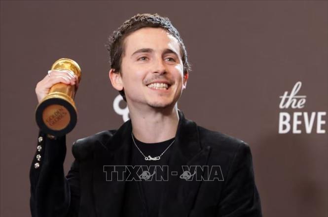 Timothee Chalamet giành giải diễn viên chính xuất sắc với vai diễn trong phim hài kịch ca nhạc 