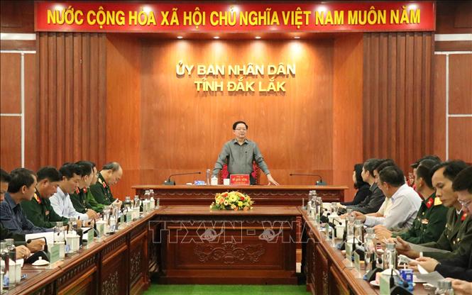 Quang cảnh buổi làm việc. Ảnh: Tuấn Anh – TTXVN