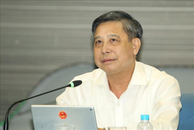 Ông Đồng Văn Thanh, Phó Bí thư Thường trực Thành ủy, Chủ tịch Hội đồng Nhân dân thành phố Cần Thơ, phát biểu tại Chương trình. Ảnh: Duy Khương – TTXVN