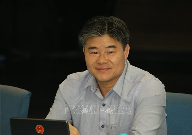 Ông Phương Đình Anh, Phó Chánh Văn phòng Điều phối nông thôn mới Trung ương, phát biểu tại Chương trình. Ảnh: Duy Khương – TTXVN