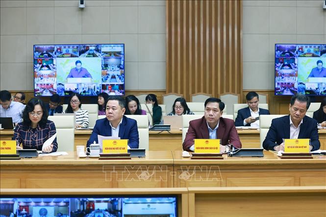 Các đại biểu tham dự phiên họp thứ Năm của BCĐ Trung ương về chính sách nhà ở và thị trường bất động sản. Ảnh: Dương Giang-TTXVN