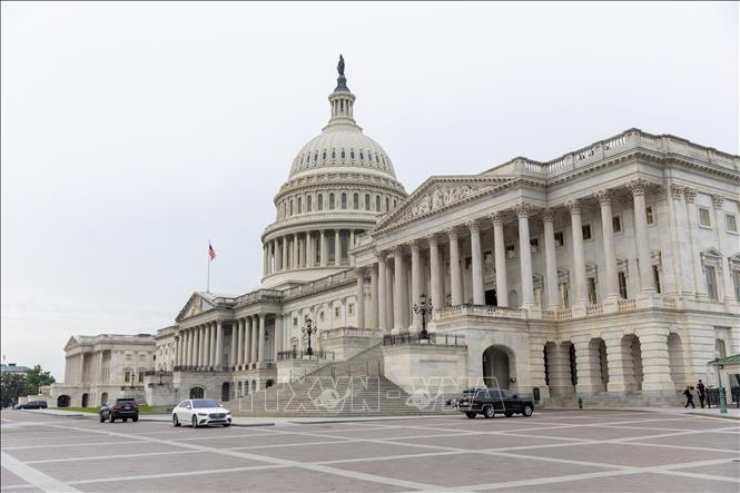 Tòa nhà Quốc hội Mỹ ở Washington D.C. Ảnh: THX/TTXVN