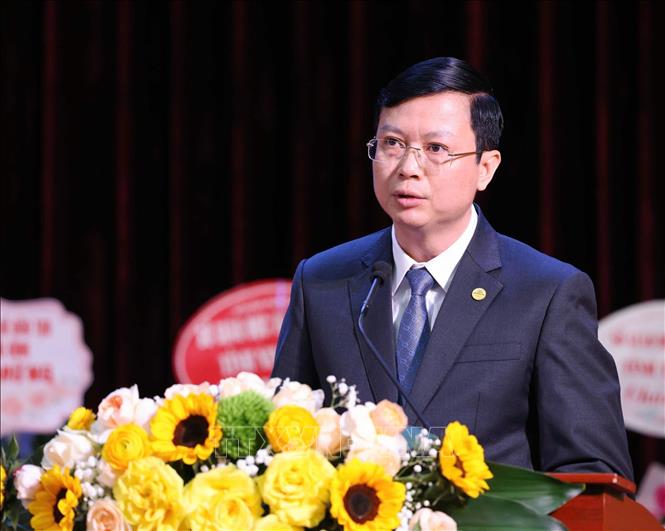 PGS.TS Nguyễn Văn Hiền, tân Giám đốc Sở  Sở GD&ĐT thành phố Hà Nội. Ảnh: Thanh Tùng - TTXVN