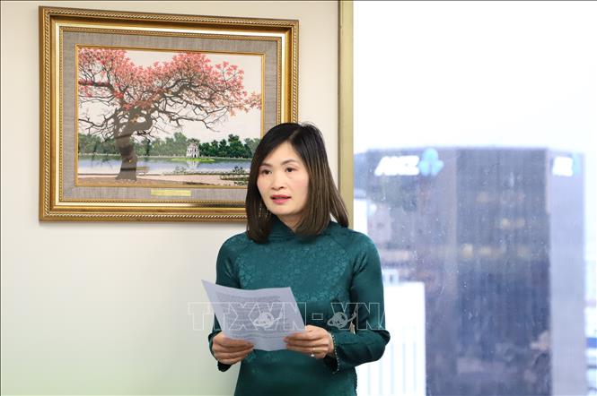 Chị Minh Nguyễn - Chủ tịch Hội Phụ nữ Việt Nam tại thủ đô Wellington (New Zealand). Ảnh: Thanh Tú - PV TTXVN tại châu Đại Dương