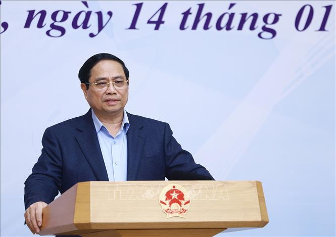 Thủ tướng Phạm Minh Chính chủ trì Hội nghị tổng kết công tác năm 2025 của BCĐ Quốc gia về hội nhập quốc tế. Ảnh: Dương Giang-TTXVN 
