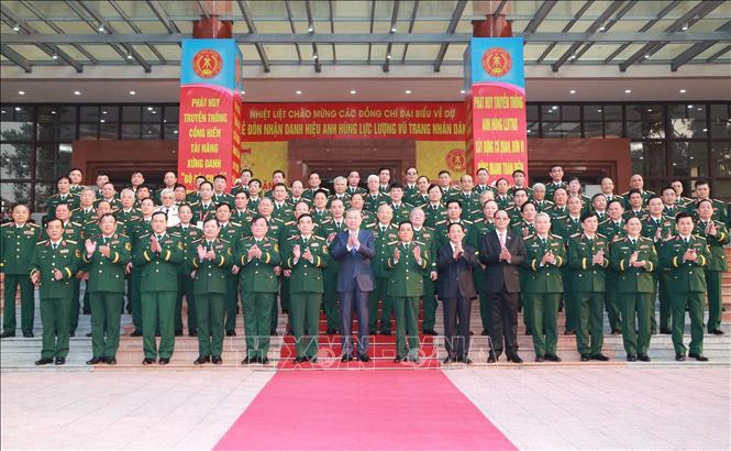 Tổng Bí thư Tô Lâm và các đại biểu. Ảnh: Trọng Đức - TTXVN