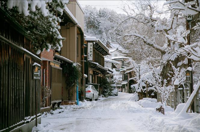 Những khu phố cổ truyền thống, yên bình là điểm thu hút du khách đến với Takayama. Ảnh: Xuân Giao – PV TTXVN tại Nhật Bản