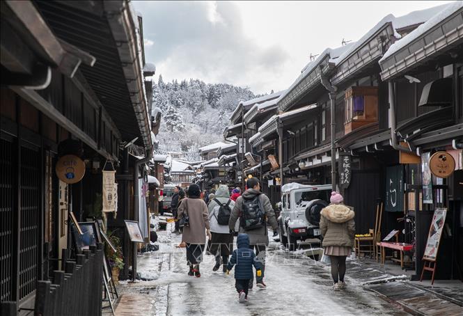 Khu vực Takayama hình thành từ thời Edo, là trung tâm buôn bán sầm uất của vùng núi Hida. Ảnh: Xuân Giao – PV TTXVN tại Nhật Bản