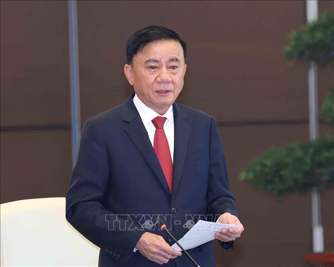 Thường trực Ban Bí thư Trần Cẩm Tú phát biểu chỉ đạo cuộc họp. Ảnh: Phương Hoa - TTXVN