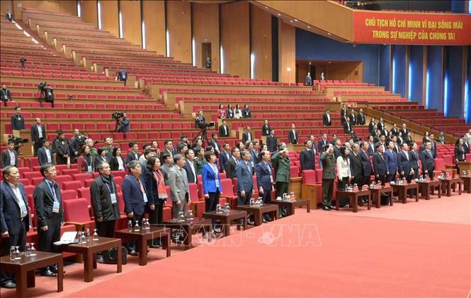 Đại biểu tham dự buổi tổng duyệt. Ảnh: Phương Hoa - TTXVN