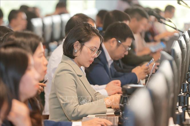 Quang cảnh Họp báo. Ảnh: Minh Quyết - TTXVN