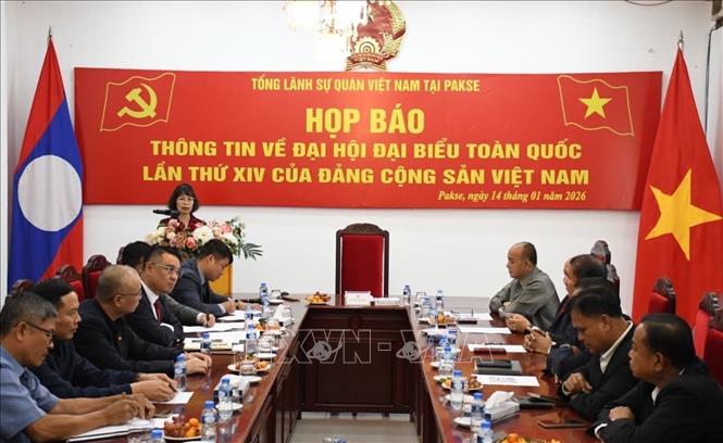 Quang cảnh buổi Họp báo. Ảnh: TTXVN phát