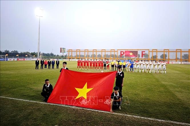 Lễ khai mạc Giải bóng đá Vô địch U19 quốc gia – Cúp Modern 2025/2026. Ảnh: Nam Sương - TTXVN