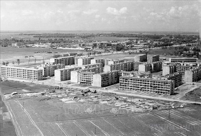 Khu tập thể Thanh Xuân Bắc, Hà Nội (năm 1985). Ảnh: Cao Phong - TTXVN