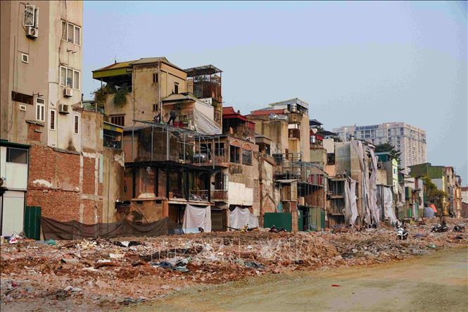 Hàng loạt ngôi nhà trong ngõ hẻm nay “lột xác” thành đất vàng. Ảnh: Vũ Quang – TTXVN