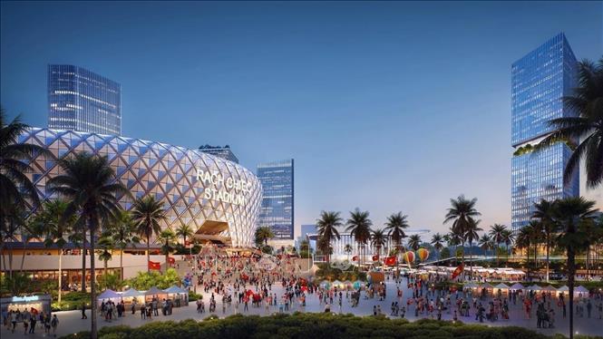 A perspective of the project. VNA Photo: Trung Tuyến