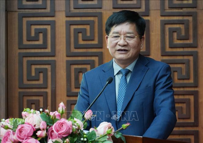 Đồng chí Lê Thành Đô, Phó Bí thư Thường trực Tỉnh ủy, Chủ tịch HĐND tỉnh Điện Biên phát biểu tại Hội nghị. Ảnh: Trung Kiên - TTXVN