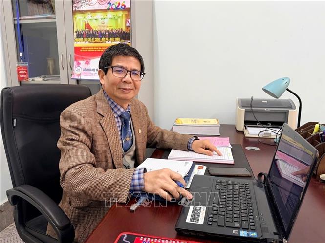 Thạc sĩ Cao Hồng Kỳ, Chủ tịch Liên hiệp các Hội Khoa học và Kỹ thuật tỉnh Tuyên Quang đặt nhiều kỳ vọng năm 2026 sẽ tạo sự bứt phá mạnh mẽ với mục tiêu tăng trưởng trên 10%. Ảnh: Diệu Thúy - TTXVN