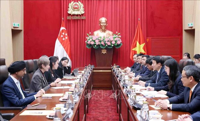 A view of the talks. VNA Photo: Phạm Kiên