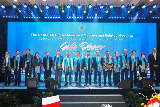 Các đại biểu tham dự lễ trao giải. Ảnh: Hoàng Hiếu - TTXVN