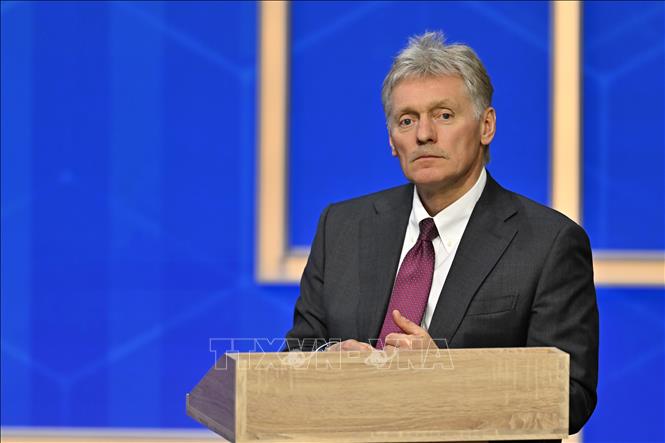 Người phát ngôn Điện Kremlin, ông Dmitry Peskov, tại Moskva ngày 19/12/2025. Ảnh: AA/TTXVN