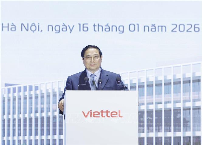 Thủ tướng Phạm Minh Chính phát biểu. Ảnh: Thống Nhất – TTXVN