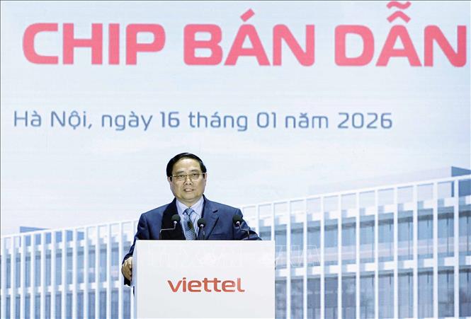 Thủ tướng Phạm Minh Chính phát biểu. Ảnh: Thống Nhất – TTXVN