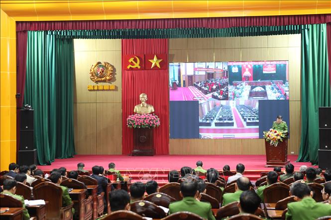 Hội nghị được tổ chức trực tiếp kết hợp với trực tuyến. Ảnh: Thanh Tuấn - TTXVN 