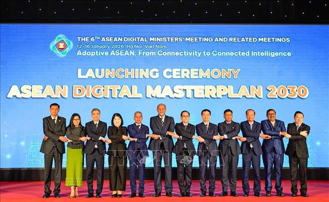 Các đại biểu chụp ảnh chung. Ảnh: Khánh Hoà - TTXVN