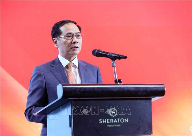 Phó Thủ tướng Bùi Thanh Sơn phát biểu. Ảnh: An Đăng - TTXVN