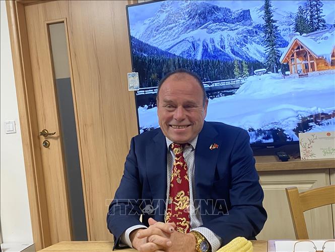 Ông Milos Kosy, Chủ tịch Hội Hữu nghị Séc – Việt. Ảnh: TTXVN phát