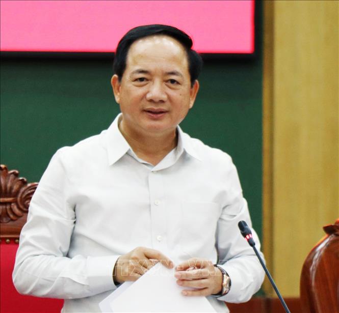 Đồng chí Trịnh Văn Quyết, Bí thư Trung ương Đảng, Trưởng Ban Tuyên giáo và Dân vận Trung ương. Ảnh: TTXVN