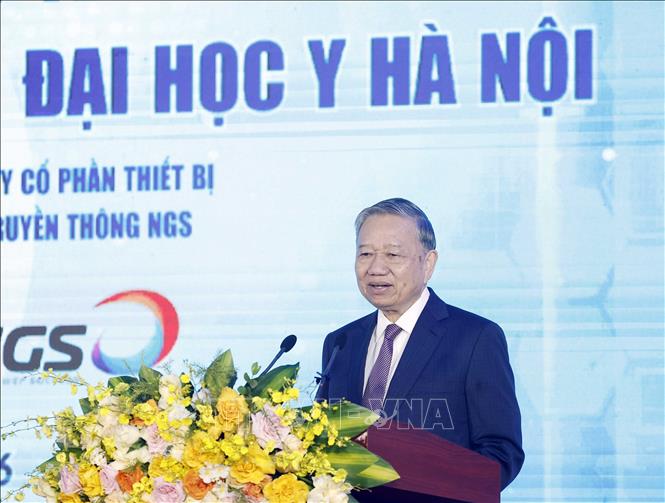 Tổng Bí thư Tô Lâm phát biểu. Ảnh: Thống Nhất - TTXVN