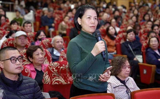 Nhiều người dân kiến nghị thành phố Hà Nội và địa phương có chính sách hỗ trợ phù hợp, bảo đảm quyền lợi chính đáng của các hộ bị thu hồi đất để sớm ổn định đời sống, sinh kế. Ảnh: Minh Nghĩa - TTXVN.