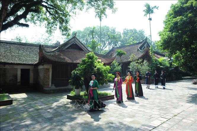 Nét cổ kính, trang nghiêm của chùa Vĩnh Nghiêm. Ảnh: Việt Hùng – TTXVN