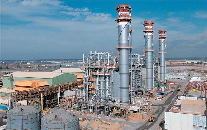 Phân xưởng sản xuất thiết bị công nghiệp năng Doosan Vina tại Khu kinh tế Dung Quất (Quảng Ngãi). Ảnh: TTXVN