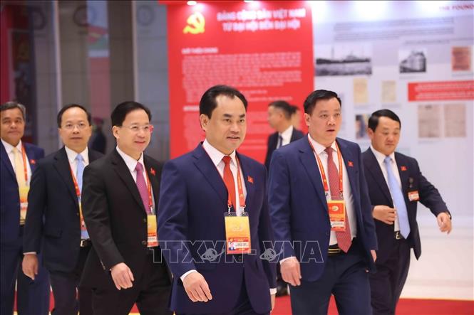 Đại biểu đến dự Đại hội. Ảnh: TTXVN