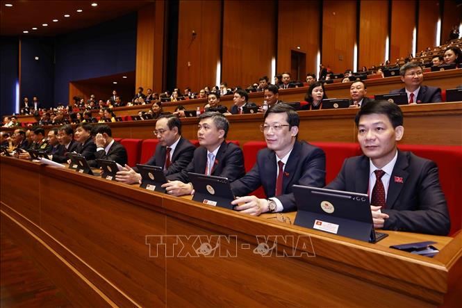 Đại biểu dự phiên họp trù bị. Ảnh: TTXVN