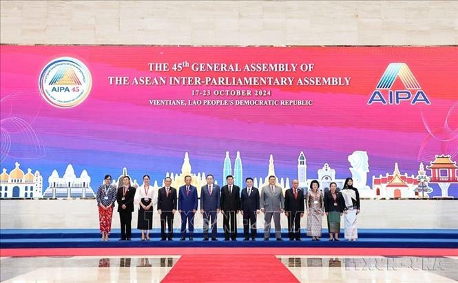 Chủ tịch Quốc hội Trần Thanh Mẫn tham dự Phiên khai mạc Đại hội đồng Liên Nghị viện các Quốc gia Đông Nam Á lần thứ 45 (AIPA-45). Ảnh: Thống Nhất – TTXVN