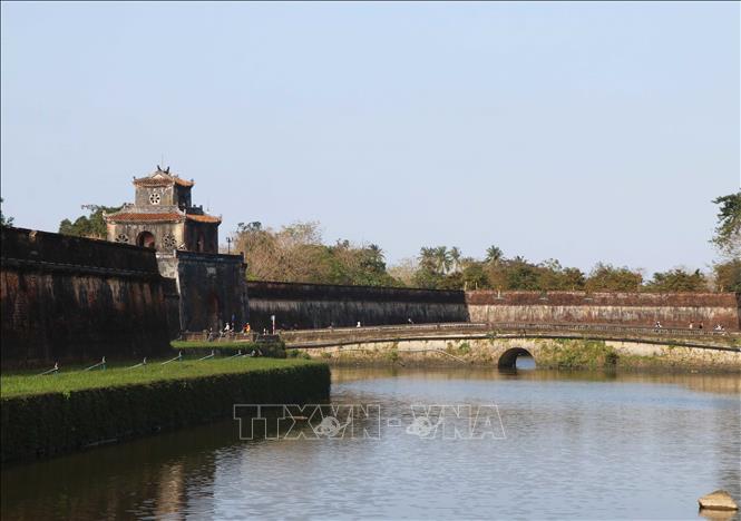 The Hue Imperial Citadel on the bank of Huong (Perfume) River. VNA Photo: Nguyên Lý 