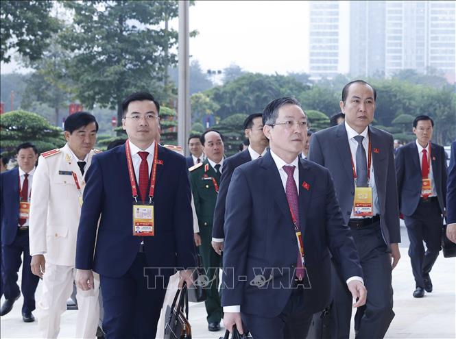 Đại biểu đến dự phiên khai mạc. Ảnh: TTXVN