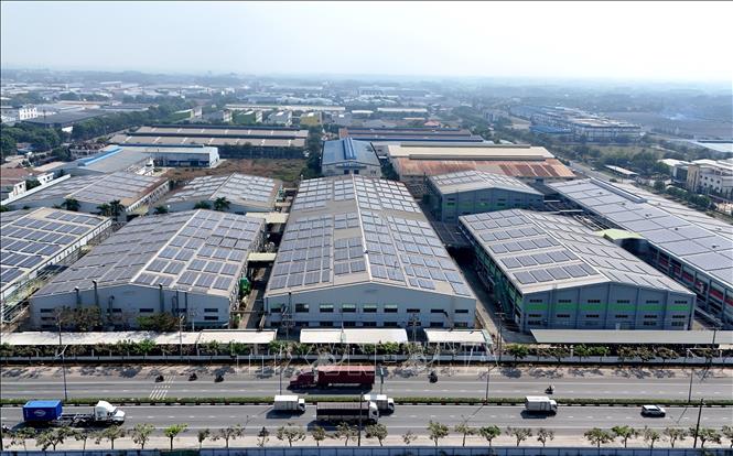 Một góc Khu công nghiệp VSIP (Thành phố Hồ Chí Minh). Ảnh: Thanh Vũ - TTXVN