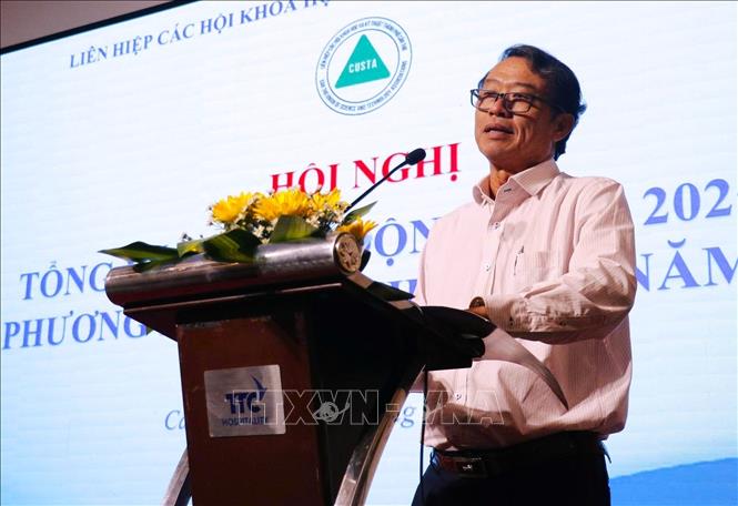 Ông Nguyễn Văn Khởi, Phó Chủ tịch UBND thành phố Cần Thơ phát biểu tại Hội nghị. Ảnh: Ánh Tuyết - TTXVN