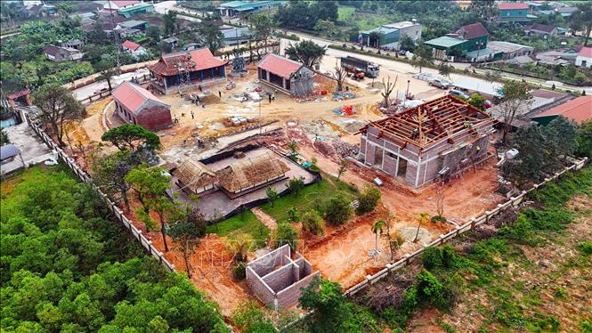 Dự án tu bổ, tôn tạo khu mộ và khu lưu niệm cố Tổng Bí thư Hà Huy Tập có tổng mức đầu tư 50 tỷ đồng, khởi công từ tháng 11/2025. Ảnh: Hữu Quyết – TTXVN