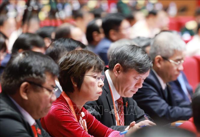 Delegates attend the discussion. VNA Photo