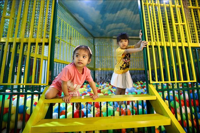 Năm học 2025 – 2026, toàn tỉnh Tây Ninh có 91.736 trẻ mầm non ra lớp. Ảnh: Giang Phương – TTXVN