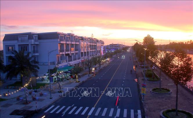 Một góc đô thị phường Vị Tân, thành phố Cần Thơ. Ảnh: Duy Khương – TTXVN