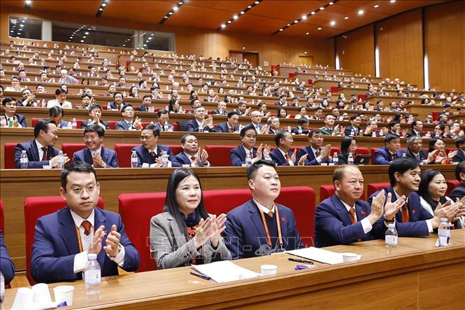 Các đại biểu dự Đại hội, chiều 22/1. Ảnh: TTXVN