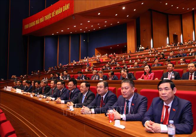 Các đại biểu dự Đại hội, chiều 22/1. Ảnh: TTXVN