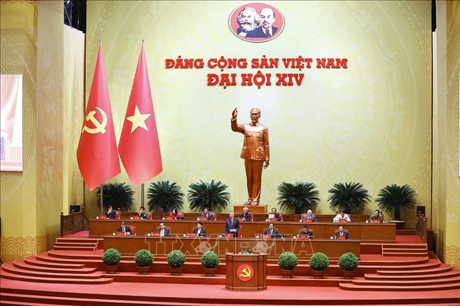 Đoàn Chủ tịch Đại hội. Ảnh: TTXVN